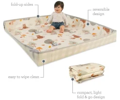 Alfombra de Juegos Plegable Soft Foam Woodland & Gingham