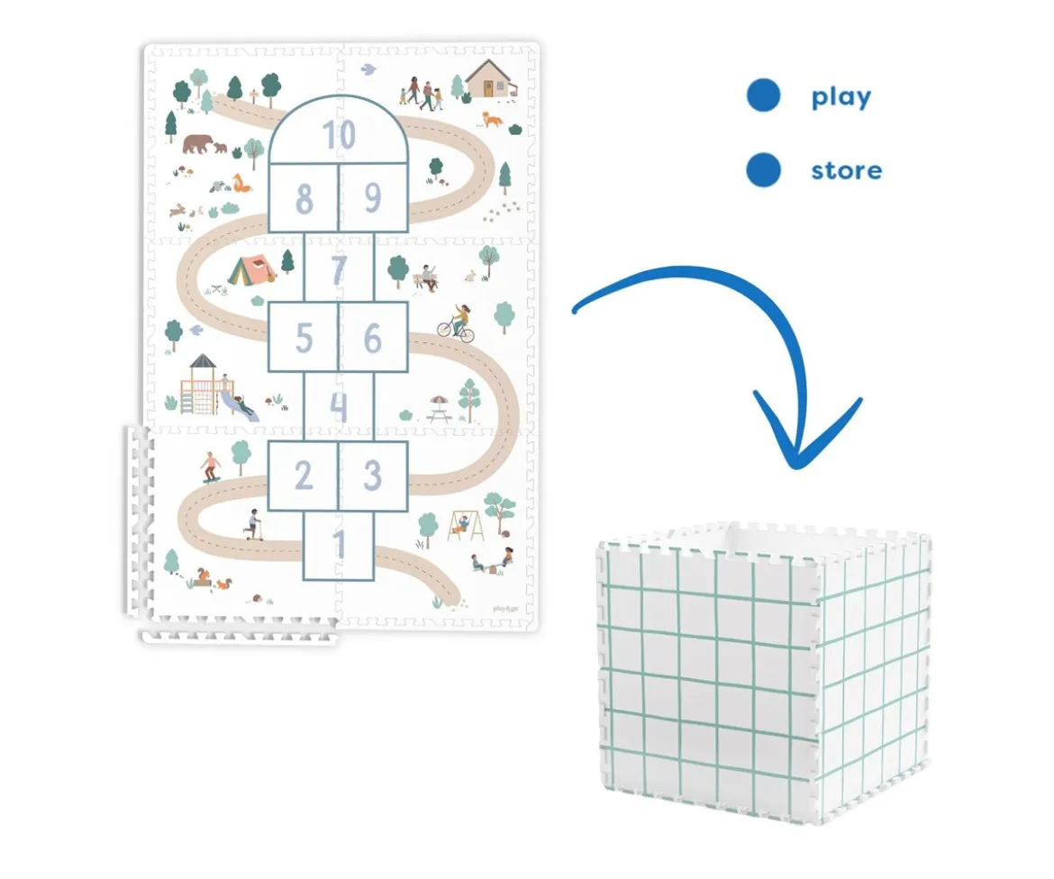 Alfombra de Juegos Tiloo Puzzle Hopscotch