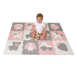 Alfombra Puzle Granja 120 x 90 cm