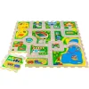 Alfombra Puzzle Ciudad 120 x 120 cm