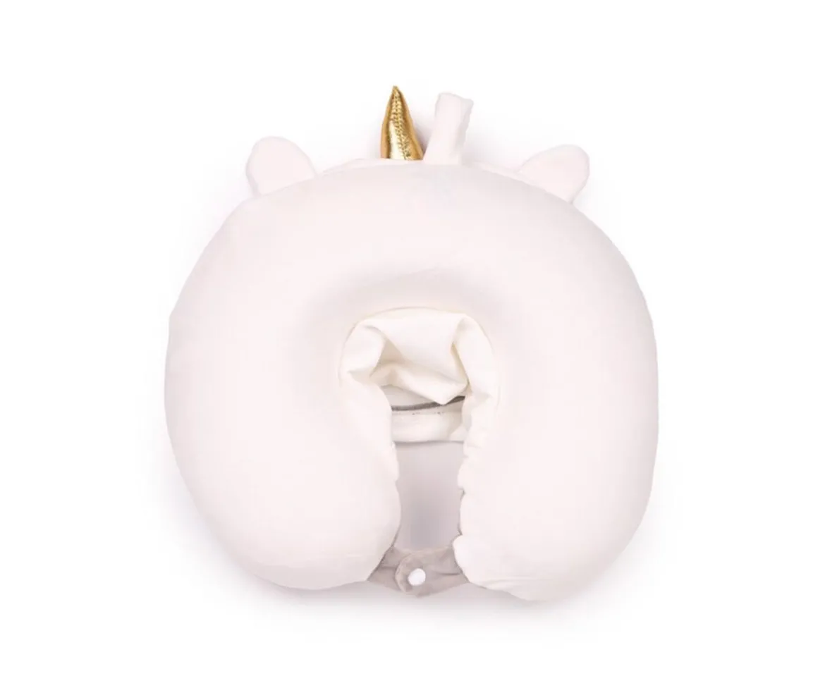 Almohada de Viaje con Memoria y Capucha Hoodeazzz Astra El Unicornio