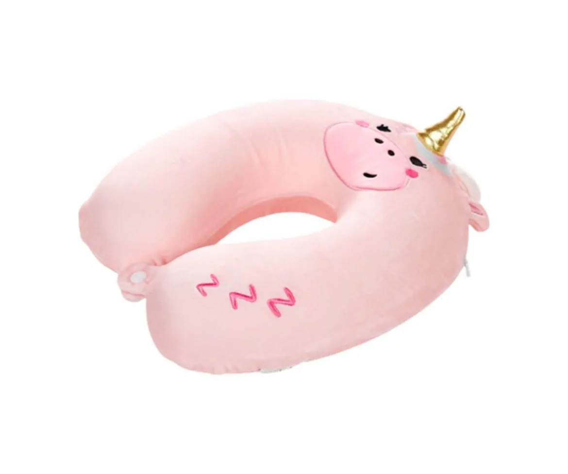 Almohada de Viaje Kids con Memoria de Forma Relaxeazzz El Unicornio Adoramals