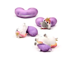 Almohada de Viaje y Peluche 2 en 1 Swapseazzz Unicornio Adoracorns