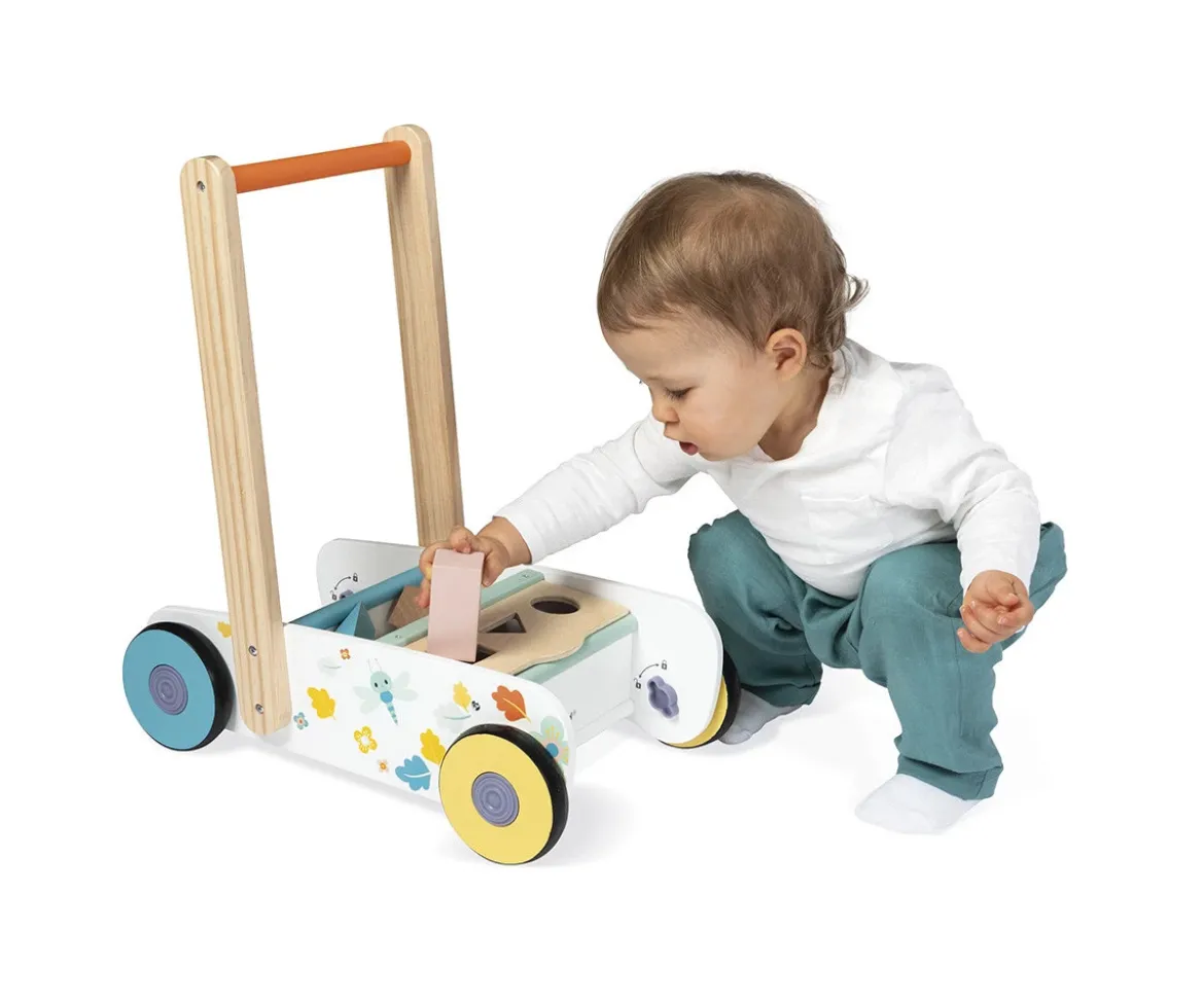 Andador con Cubos de Madera Pure
