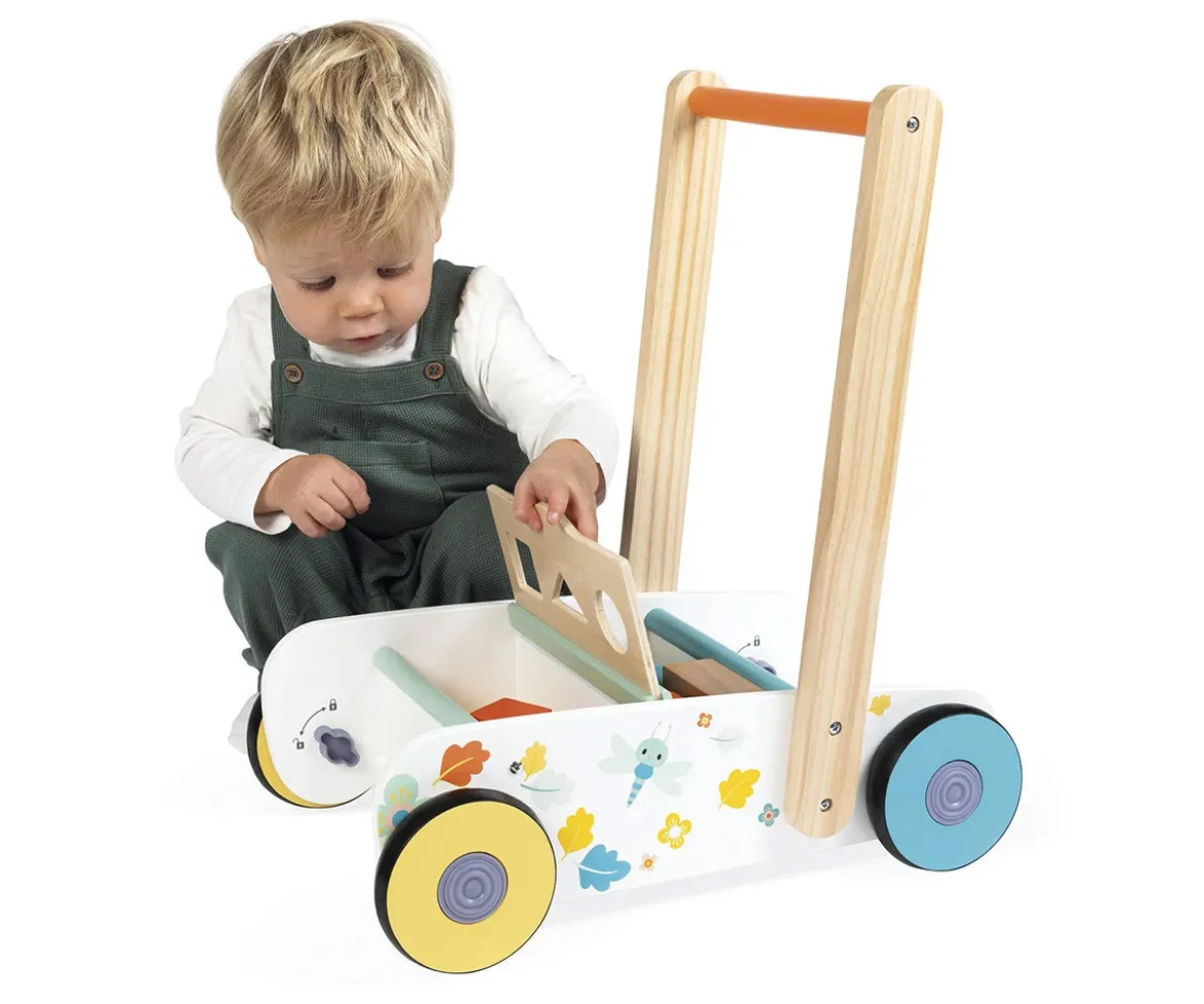 Andador con Cubos de Madera Pure