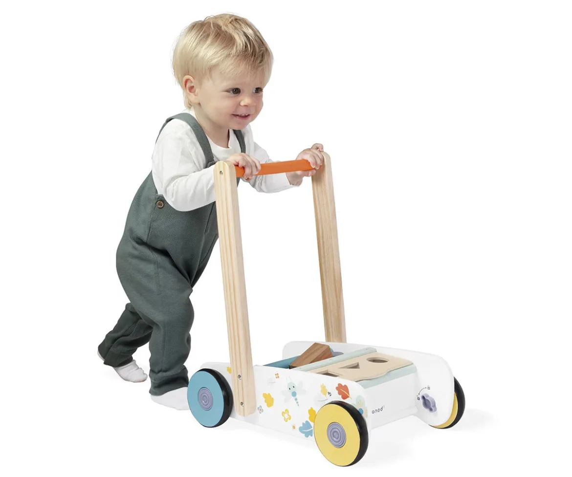 Andador con Cubos de Madera Pure