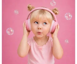 Auriculares Infantiles Bluetooth ANC Hybrid Rosa