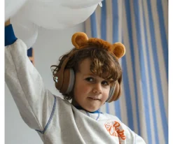 Auriculares KidyEars Infantiles con Orejas de Animal León
