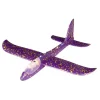 Avión Planeador con Luz LED Morado