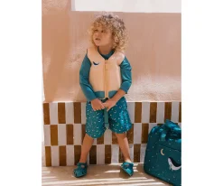 Bañador Boy Whale Teal