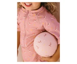 Bañador con Cremallera Whale Pink
