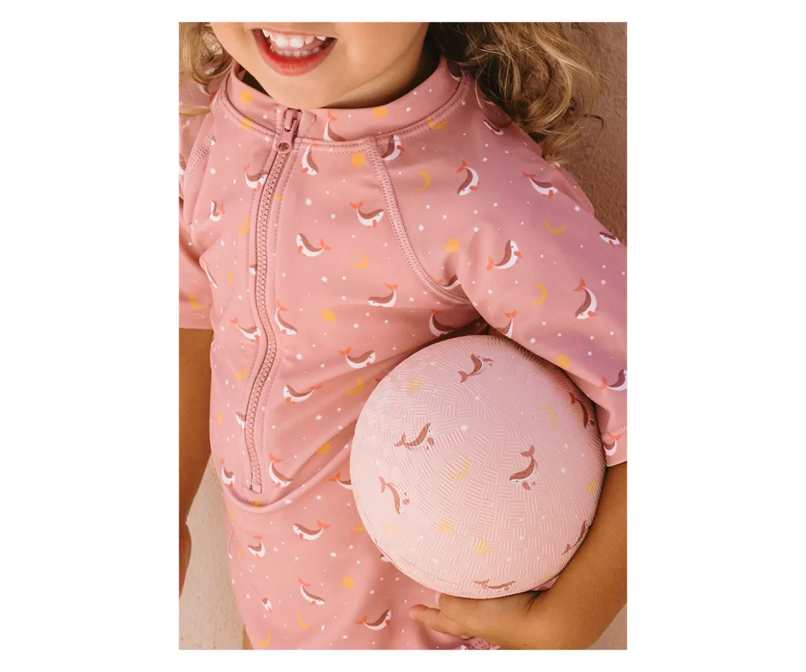 Bañador con Cremallera Whale Pink