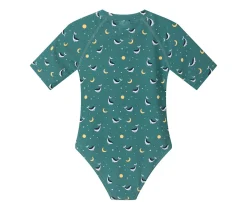 Bañador con Cremallera Whale Teal