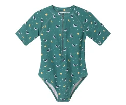 Bañador con Cremallera Whale Teal