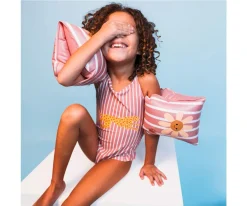Bañador Cruzado con Protección UV Stripes