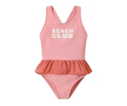 Bañador Cruzado con Volantes Stripes Bloom & Blush