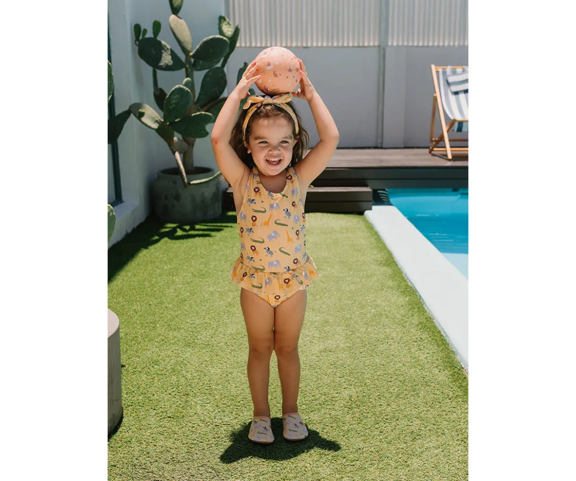 Bañador Cruzado con Volantes Wild Animals