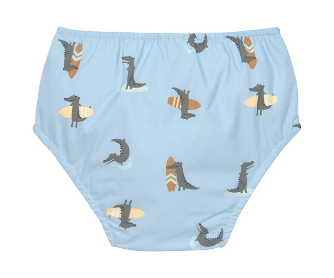 Bañador Pañal Crocodile Blue