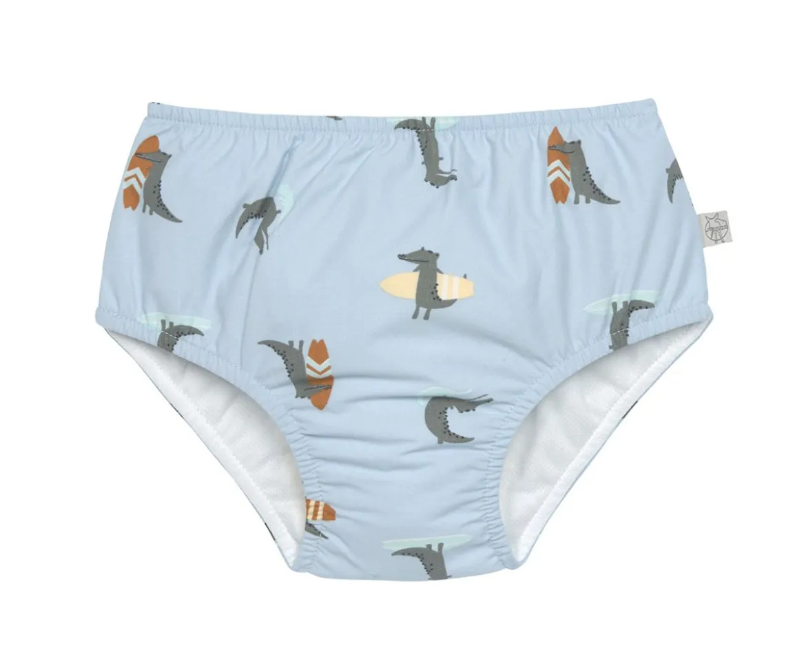 Bañador Pañal Crocodile Blue