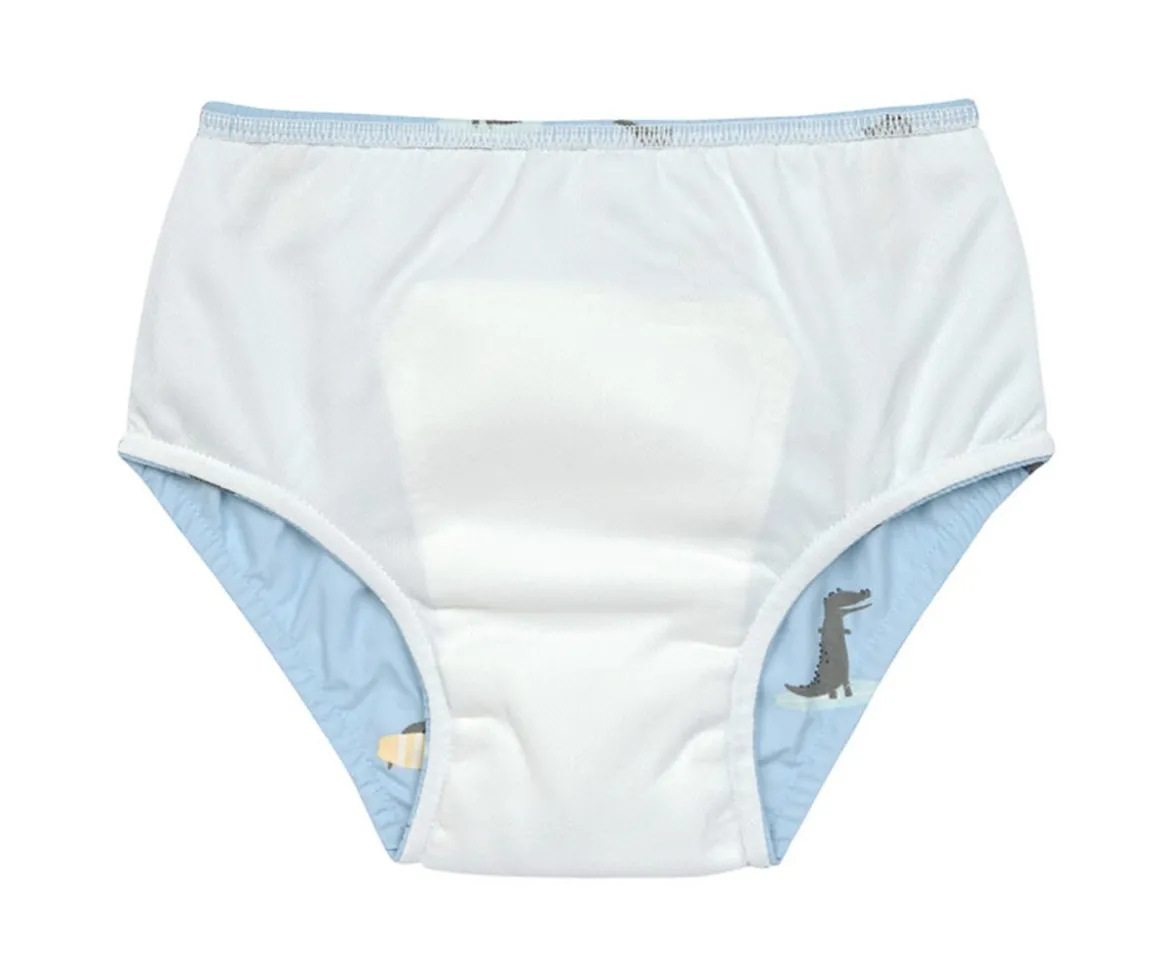 Bañador Pañal Crocodile Blue