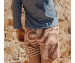 Bañador Short Ocean Brown Stripes