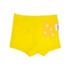 Bañador Short Protección Solar Lunares Mostaza