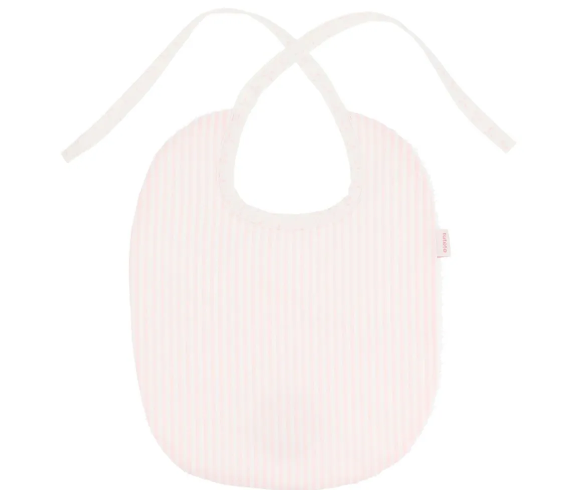 Babero Algodón Dorset Rosa Personalizable
