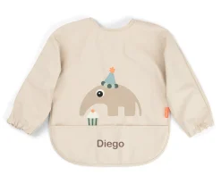 Babero con Mangas Celebration Sand 6-18m Personalizable