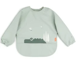 Babero con Mangas Croco Green 6-18m Personalizable