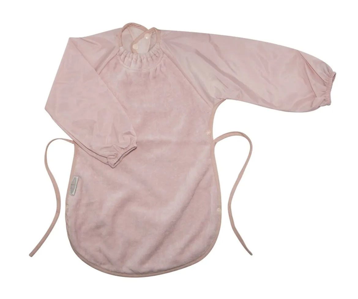 Babero con Mangas Gigante Silly Billyz Rosa Pastel