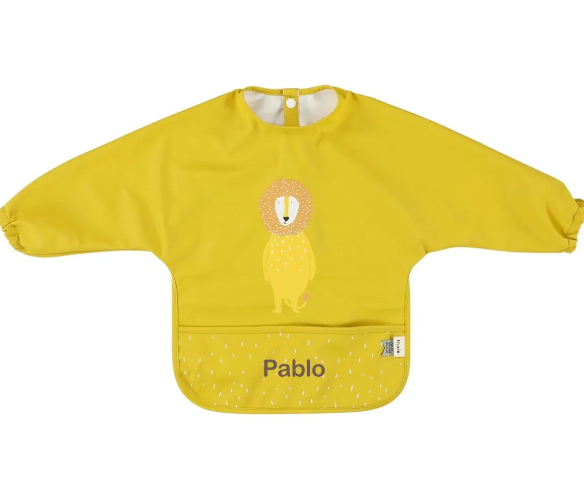 Babero Con Mangas Impermeable Mr. Lion Personalizable