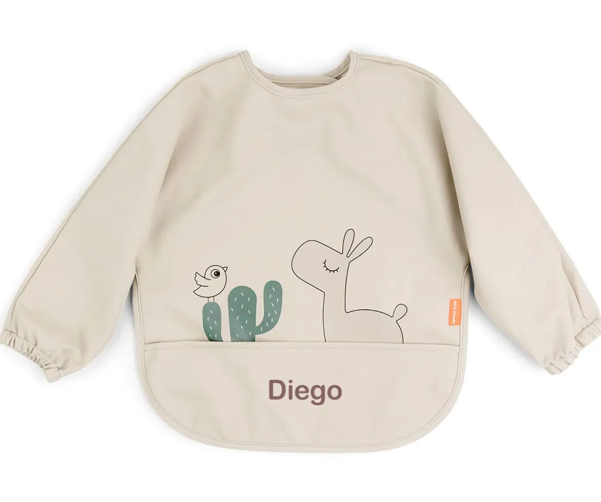 Babero con Mangas Lalee Sand 6-18m Personalizable