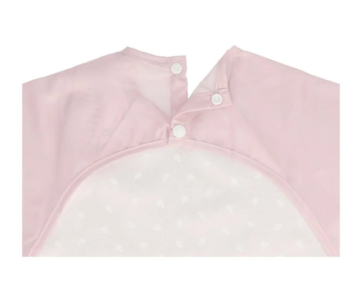 Babero con Mangas Leaves Pink