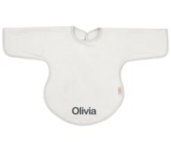 Babero con Mangas Silver Grey Personalizable