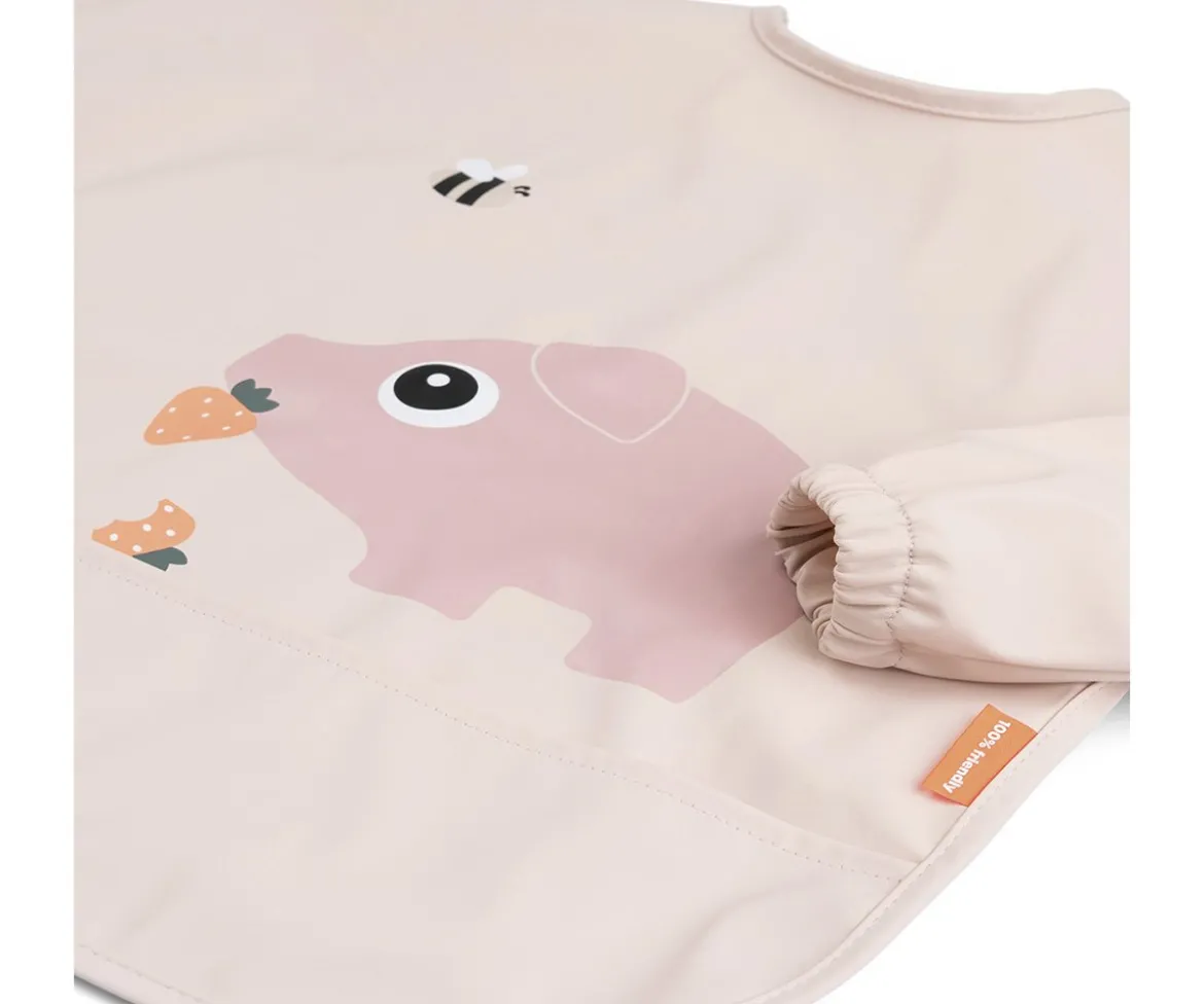 Babero con Mangas Tiny Farm Powder 6-18m Personalizable
