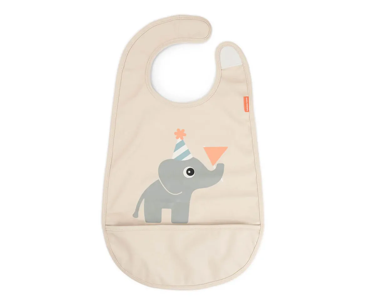 Babero con Velcro Celebration Sand
