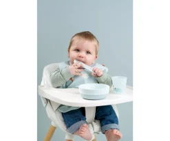 Babero con Velcro Playground Blue
