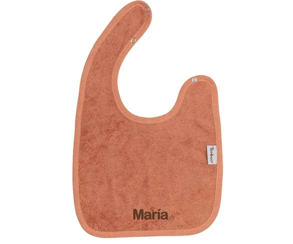 Babero Doble Timboo Sunrise Orange Personalizable