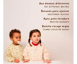 Babero Impermeable con Mangas Butterfly