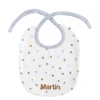 Babero Little Stars Blue Personalizable