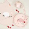 Babero Pull-Over Tiny Farm Powder