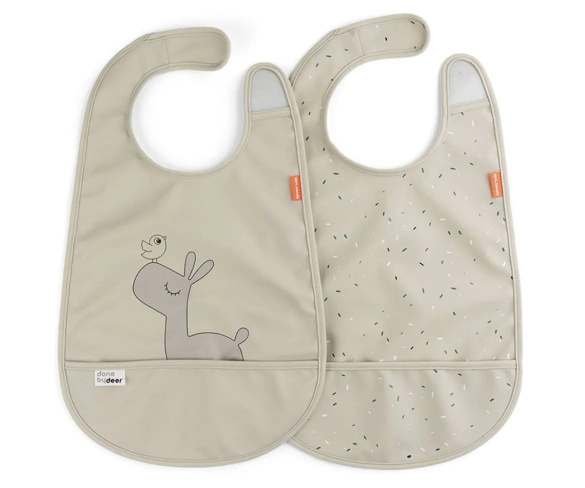 2 Baberos Deer Lalee Sand