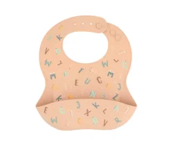 Babero Silicona Funny Letters
