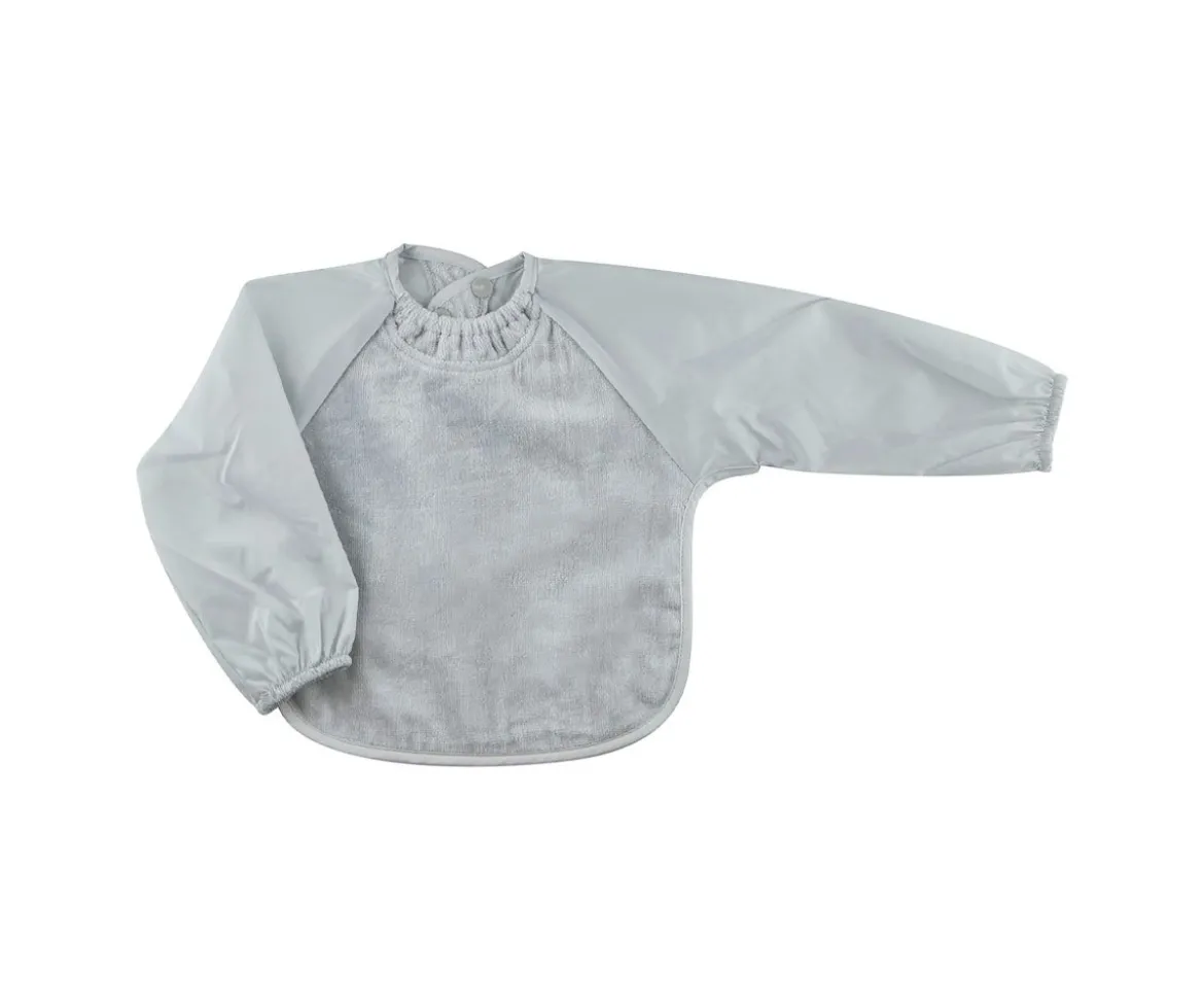 Babero Silly Billyz con Mangas Gris +6M