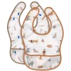 2 Baberos Impermeables Little Mateys Royal Blue