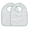 2 Baberos Impermeables Snake Soft Green