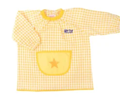 Babi con Bolsillo Central Estrella Amarillo Personalizable