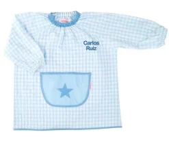 Babi con Bolsillo Central Estrella Celeste Personalizable
