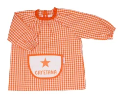 Babi con Bolsillo Central Estrella Naranja Personalizado