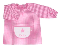 Babi con Bolsillo Central Estrella Rosa Personalizado